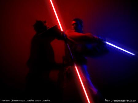 Combat Dark Maul VS Obi Wan Kenobi